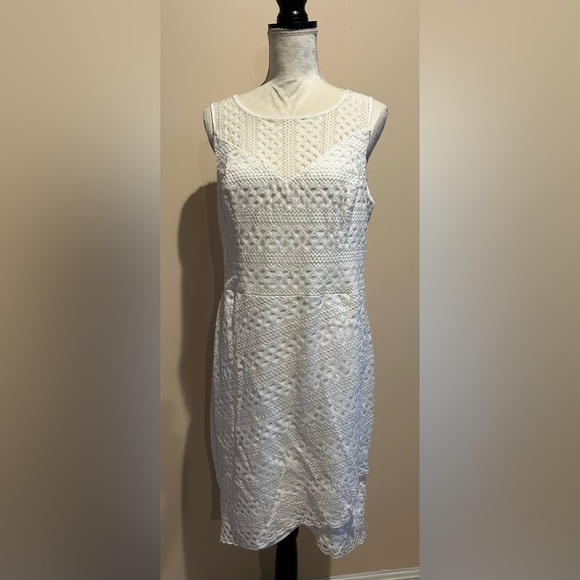 Guess Dresses & Skirts - GUESS Los Angeles White Lace Dress sz 16